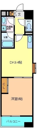 勾当台公園駅 徒歩7分 9階の物件間取画像